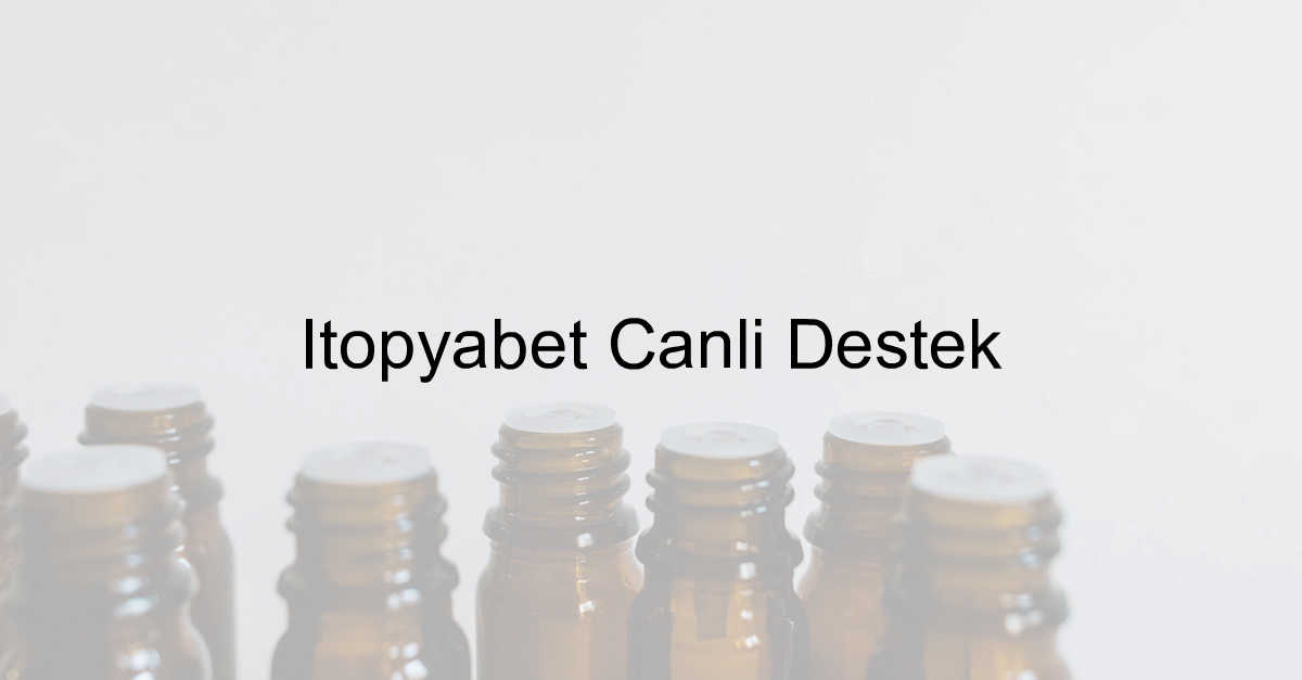 İtopyabet canlı destek