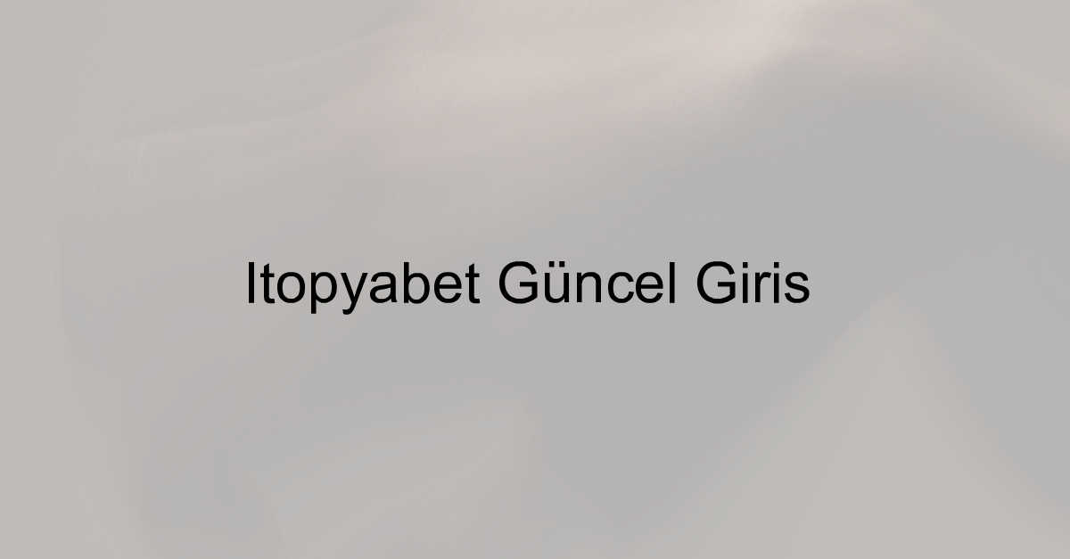 İtopyabet güncel giriş